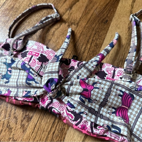 Maaji Equestrian Garden Bikini Reversible Sz S/M - Picture 14 of 16